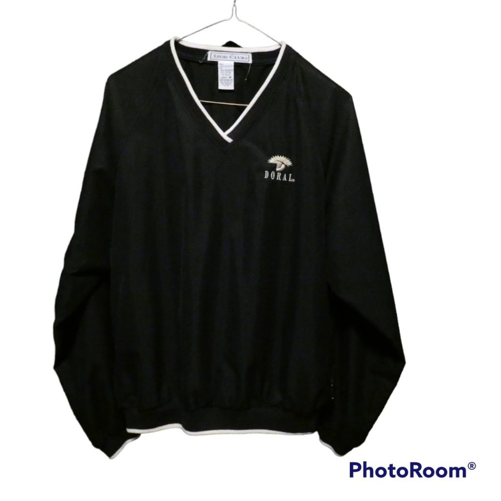 Vintage Izod Windbreaker Pullover Club Doral Logo